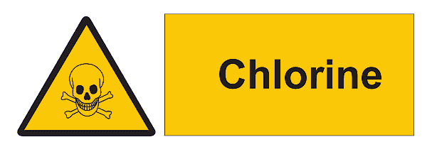 Gefahrstoffsymbol Chlor